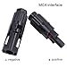 CHAFON Solar Panel Connectors Compatible with MC4 Adapter to DC 5.5mm x 2.1mm Port Cable for Portable Backup Power Station Rechargeable Battery Pack Solar Generators