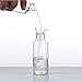 [10PCS] 2 oz Clear Plastic Spray Mist Bottles Pipette Atomiser Essential Oil Cosmetic Perfume for Travel (White)