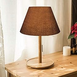 Medium Lamp Shade, Alucset Barrel Fabric Lampshade