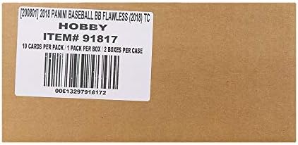 2018 Panini Flawless Baseball Hobby 2-Box Case