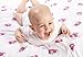 Swaddle Blanket (Premium Bamboo Muslin) 4 Pack + Bonuses: Stroller Clips & Baby Sleeping Guide By BabyVoice (White)