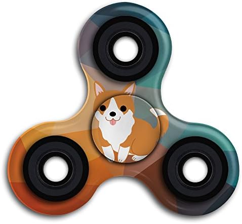 Fidget Spinner Cute Welsh Corgi Puppy Tri-Spinner Fidget Toys For Adult And Kids -Perfect For ADD,ADHD,and Anxiety