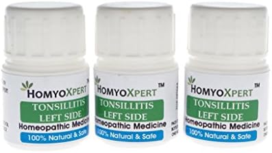 HomyoXpert Tonsillitis (Left Side) Homeopathic Medicine For One Month