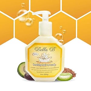 BELLA B Healthy Hair & Scalp Baby Cradle Cap Treatment 8 oz – Cradle Cap Treatment For Babies – Baby Conditioner Silky…