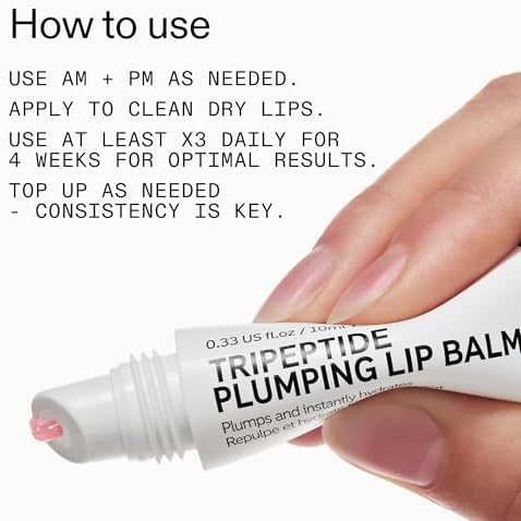 Tripeptide Plumping Lip Balm 10ml | Clinically Proven Plumping Tinted Lip — photo 5 sur 6