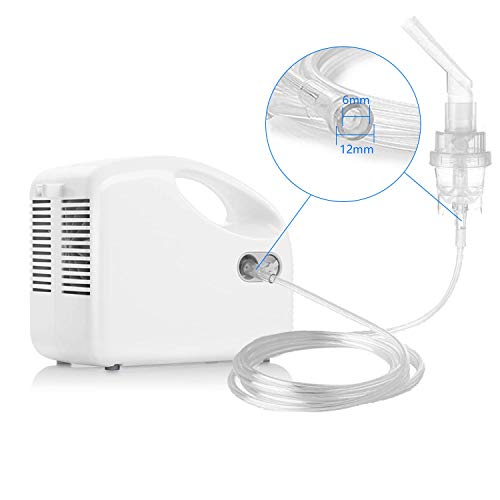 Personal Compressor Cool Mist Inhaler Machine Kit with Universal Tubing, Masks, Mouth Piece and Replacement Sponges 120V/60HZ