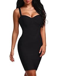Bqueen BQ1636-1 Vestido al cuerpo para mujer.