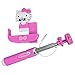 HELLO KITTY 3.5mm Wired Selfie Stick - Retail Packaging - Pink