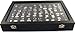 Black Jewelry Case Display Storage Box 50 Cufflinks 100 Rings