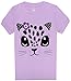 Girls Pajamas Children Kids Cat Sleepwear 100% Cotton Short Set Size 5Y
