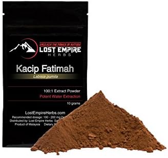 Organic Kacip Fatimah Extract Powder - Herbal Supplement - Supports Female Vitality and Reproductive System, Anti Stress, Relieves Menopausal and Menstrual Symptoms (10 g)