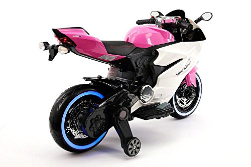 2018 Street Racer 12V Electric Kids Ride-On Motorcycle | Pink