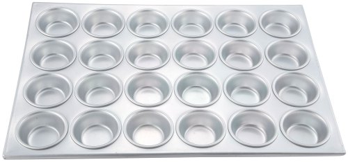 Winco AMF-24 24-Cup Non-stick Muffin and Cupcake Pan, Aluminum
