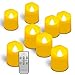Homemory 9PCS Flameless Candles with Remote and Timer - Votive Tealight Candles - LED Tea Lights - Unscented Outdoor Flickering Candles - Battery Operated Candles …