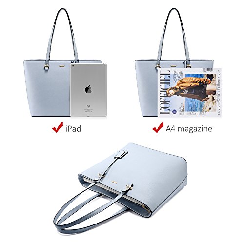 Handbags for Women Fashion Tote Bags Shoulder Bag Top Handle Satchel Purse Set 3pcs - Image 7