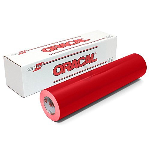 Oracal 651 Glossy Permanent Vinyl 12 Inch x 6 Feet - Red