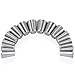 BlueFire 12pcs/Set Russian Piping Tips With Stainless Steel, Cake Cupcake Pastry Icing Frosting Decorating Tulip Nozzles Tips
