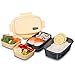 Fresh Box Premium Bento Lunch Box - Leakproof, BPA-free, Multi-Compartment, Detachable Microwave Vent, Convertible Food Container with Re-freezable and Removable Ice Pack