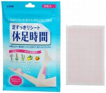 Amazon Co Jp 休足時間 足すっきりシート 6枚 ビューティー
