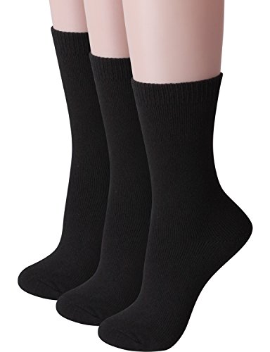 Haslra women s exellent soft comfortable warm crew socks 3 pairs …