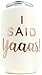 11pc Set She Said Yaaas! & I Said Yaaas! Drink Coolers for Bachelorette Parties, Bridal Showers & Weddings - 4mm Thick Bottle Cooler Sleeves aka Can Coolies aka Beverage Insulators (11pc Set, Blush)