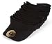 Blank Adjustable Visors - 12-Pack - Black