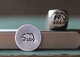 Brand New Supply Guy 6mm Grizzly Bear Metal Punch Design Stamp CH-142