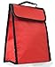Insulated Lunch Tote Bag - Roll Top Lunchbox Fits in a Backpack - Cooler Solutions Loncheras Food Kit by bogo Brands (Red)