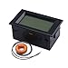 DROK Digital AC 50A Current Tester Ammeter Ampere Detector Amp Testing Meter Blue Backlight LCD Panel Display