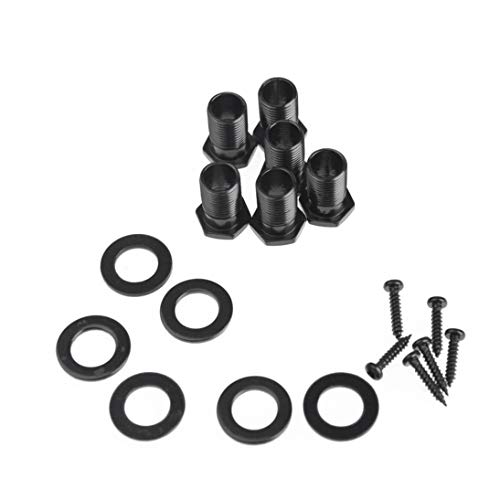 Baynne Guitar Tuning Pegs 3R3L Tuning Pegs String Keys Tuners Machine Heads for Strat Tele Electric Black