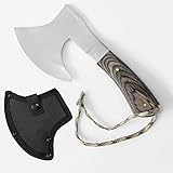 SUPCAMP Camping Axe, Fixed Blade Full Tang Survival