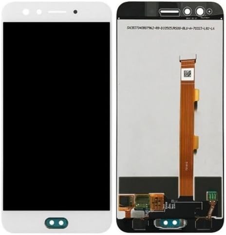 LCD Display with Touch Screen Digitizer Glass for Oppo F1S (White Color) by KK GOLD