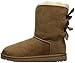 UGG Girls Bailey Bow Pull on Boot (Toddler/Little Kid/Big Kid), Chestnut, 4 M US Big Kid
