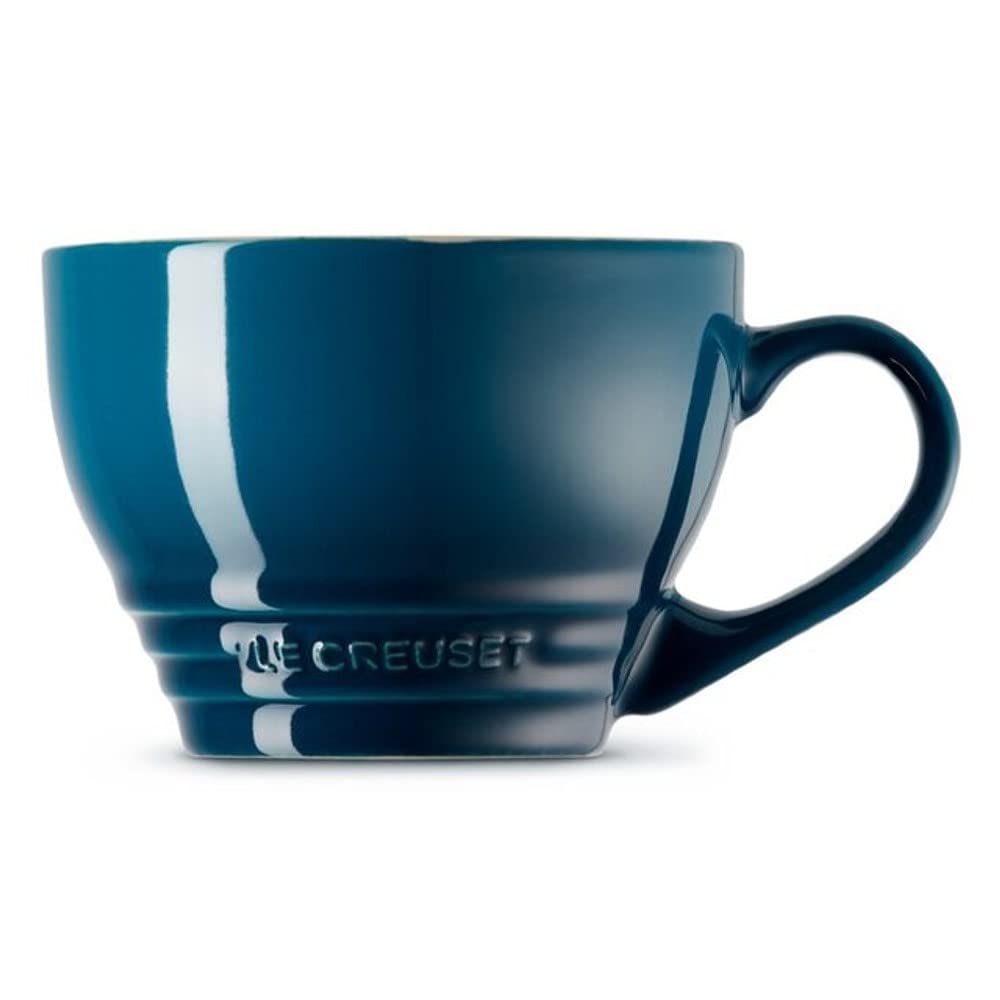 LE CREUSET Stoneware Grand Mug, 400ml, Deep Teal, 70304406420002
