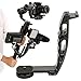 AgimbalGear DH-03 Aluminium L Type Microphone Stand Bracket Handle Grip Transmount Compatible for DJI Ronin S Moza Air 2 Feiyu AK2000 Zhiyun Weebill Stabilizer
