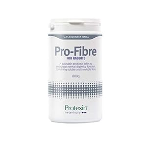 Protexin-Pro-Fibre-for-Rabbits-800g-Pot Protexin Veterinary Pro-Fibre for Rabbits, 800g – High-Fibre Pellets with Probiotics and Prebiotics. Encouraging Normal…