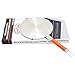 Induction Disk Stainless Steel Universal (Glass Top Friendly) with Silicon Heat Proof Handle (7.5