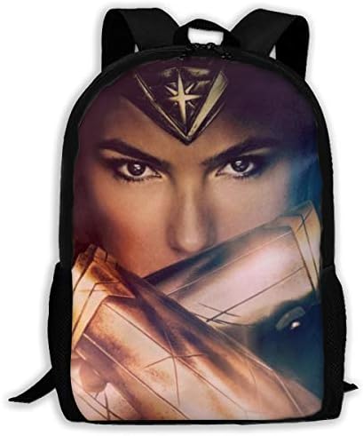 Wonder Woman School Backpack Set School Bag Boys&Girls Bookbag Travel Daypack