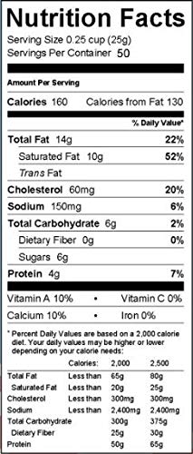 Fresh and Honest Foods Margarine Powder 44.8 OZ #10 Can