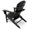POLYWOOD-SBA15BL-South-Beach-Adirondack-Chair-Black POLYWOOD SBA15BL South Beach Adirondack Chair, Black