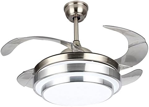 WHYIN Modern 36-in Ceiling Fan Light LED Integrated Patch with Remote for Restaurant, Study Room, Living Room, Bed Room (36-In Fan Light) [Energy Class A+++]