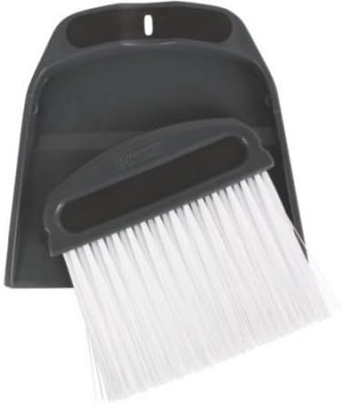 Coleman Whisk Broom with Dustpan, Black, Plastic | compact piece of gear fits nicely in the corner of a tent for quick clean-up