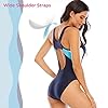 Damen-Sportlicher-Einteiler-Badeanzug-Damen-Badeanzug-Einteilig-Sport-Schwimmanzug-fuer-Damen