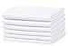 Deep Waffle Weave Dish Cloths White Kitchen Dish Rags for Washing Dishes Microfiber Lint Free Cleaning Cloth 12InchX12Inch 6 Pack