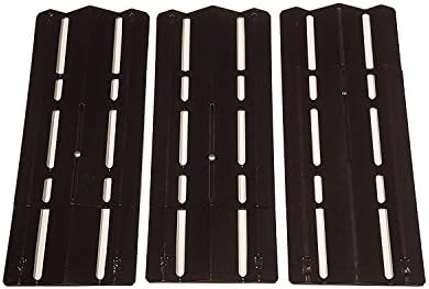OutdoorBazaar Set of Three Porcelain Coated Heavy Duty heat plates (each weighs over 3 lbs) for Brinkmann, Charmglow, Thermos and other grill models