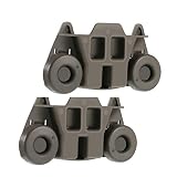 2 Packs W10195416(Upgraded) Lower Dishwasher Wheel Part Assembly Replacement for Maytag/Kitchen Aid/kitchenaid/Whirlpool/Kenmore Dish Rack Replaces AP5983730, W10195416V, PS11722152