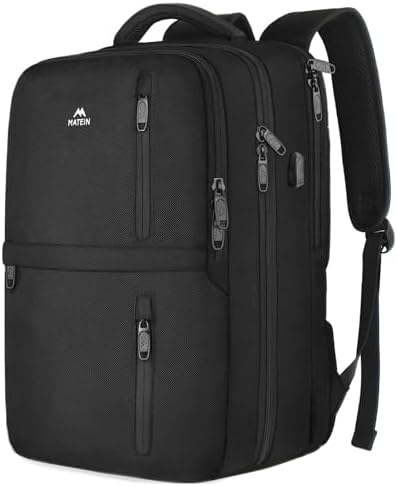 MATEIN 40L Travel Backpack for Men, Flight Approved Carry On 17