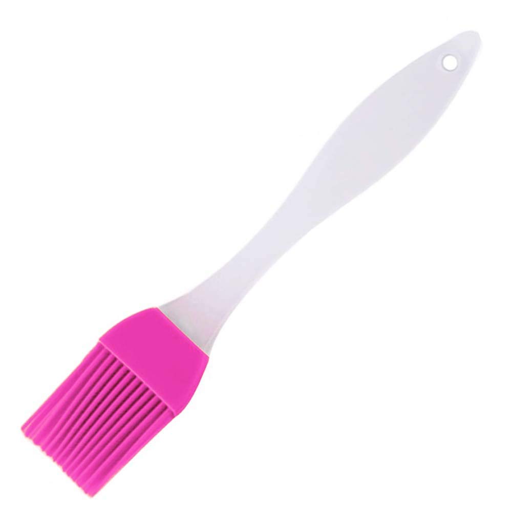 Silicone Pastry & Grill Basting Brush - 8 Inch, Heat Resistant, Flexible Red
