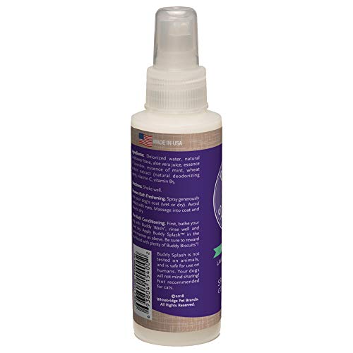 Buddy Splash Dog Deodorizer & Dog Conditioner, Easy, SprayOn Formula
