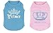 EXPAWLORER Princess Fashion Pet T-Shirt Small Dog Cat Vest Clothes Puppy Costumes for Chihuahua Yorkshire Terrier Pink M